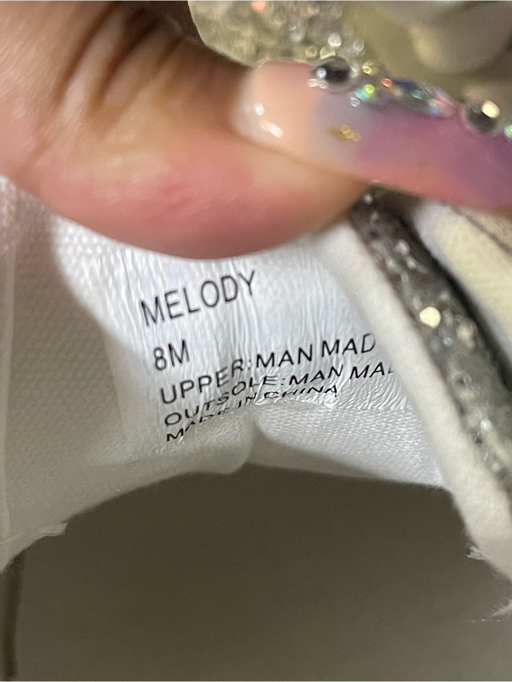 NWOB Beach 🏖️ By Matisse Melody Glitter Sparkle Star Low-Top Sneakers size 8 - Picture 2 of 5